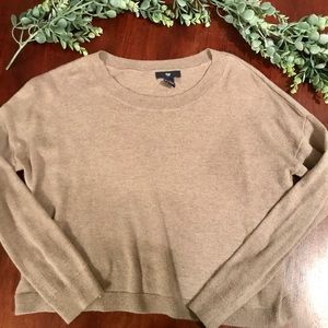 GAP brown crop sweater